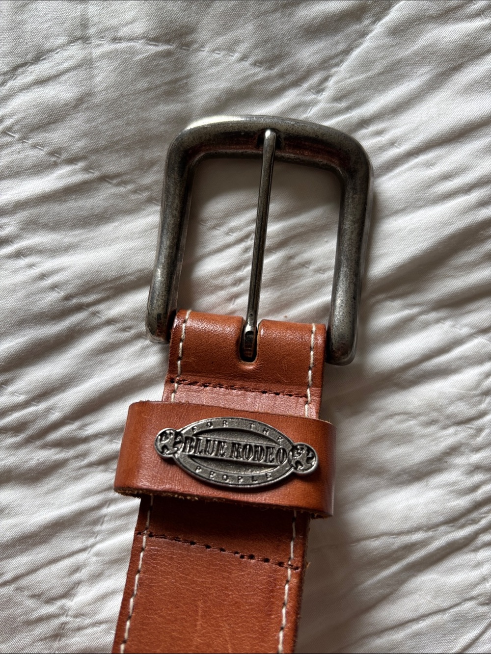 Blue Rodeo Leather Belt - Picture 3 of 5